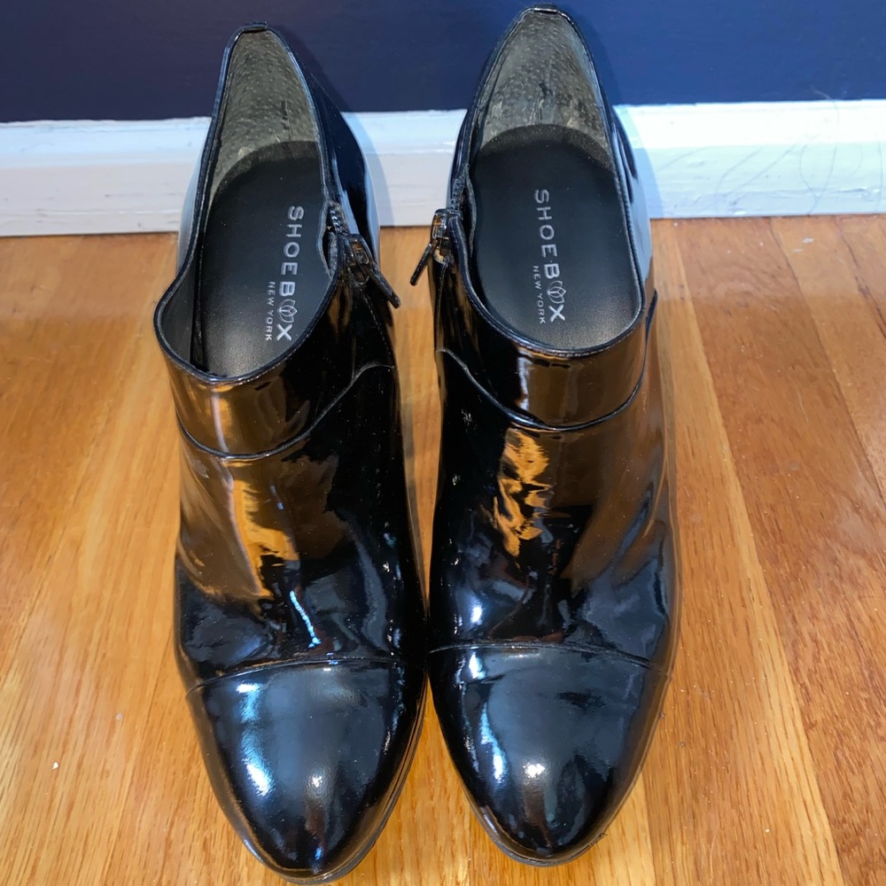 Patent Bootie Pumps